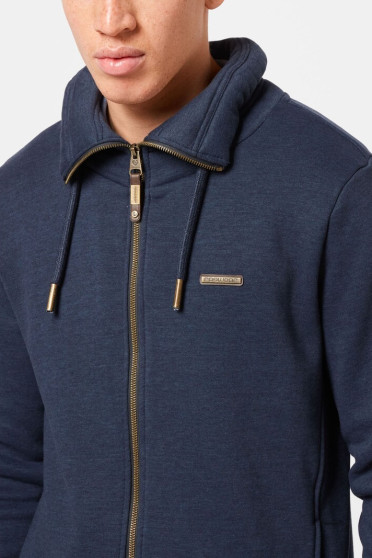 Ragwear Men Zip Sweater Jucay Navy Ragwear Men Zip Sweater Jucay Navy