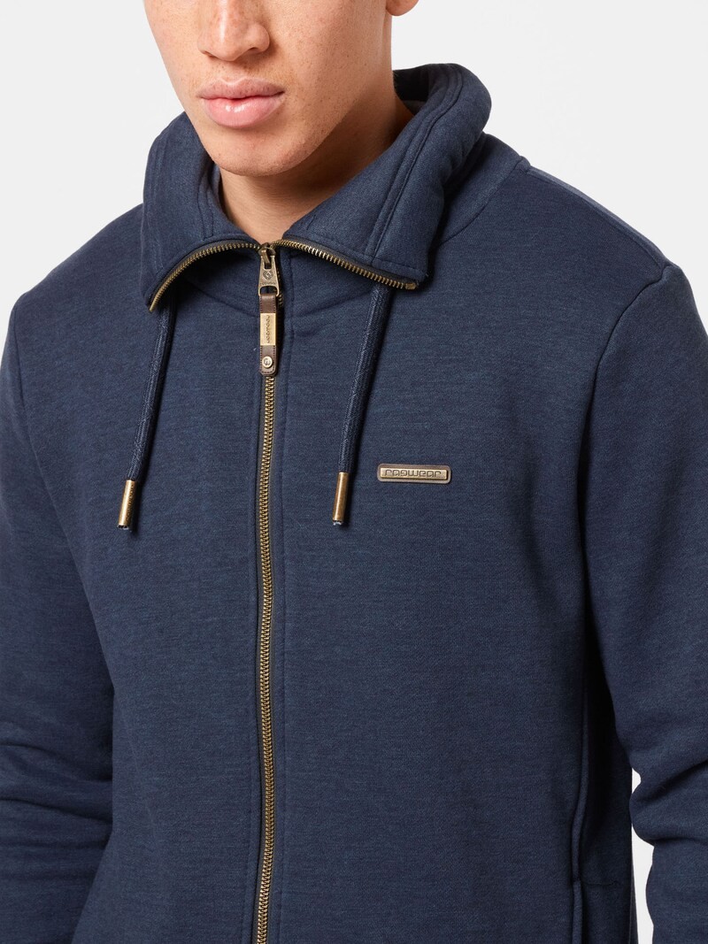 Ragwear Men Zip Sweater Jucay Navy Ragwear Men Zip Sweater Jucay Navy
