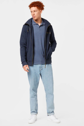 Ragwear Men Zip Sweater Jucay Navy Ragwear Men Zip Sweater Jucay Navy