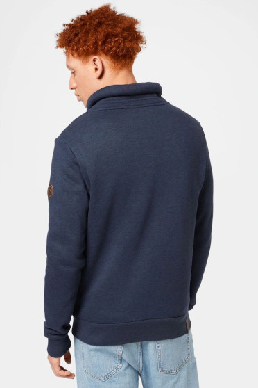 Ragwear Men Zip Sweater Jucay Navy Ragwear Men Zip Sweater Jucay Navy
