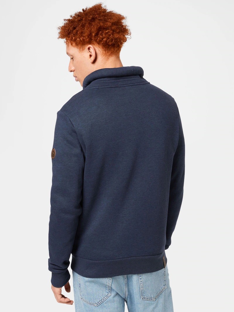 Ragwear Men Zip Sweater Jucay Navy Ragwear Men Zip Sweater Jucay Navy