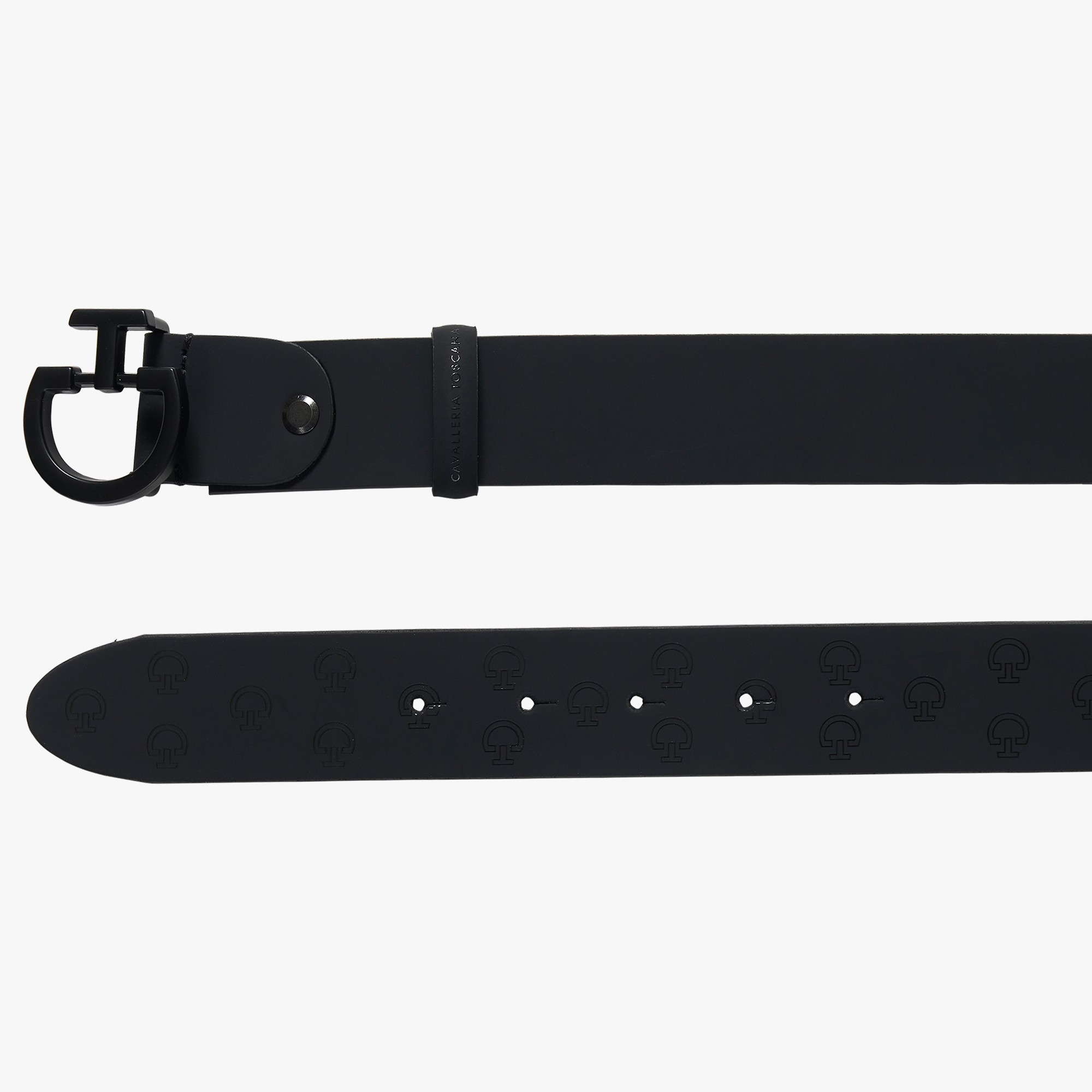 Mini CT Print Dames Rubber Riem Zwart