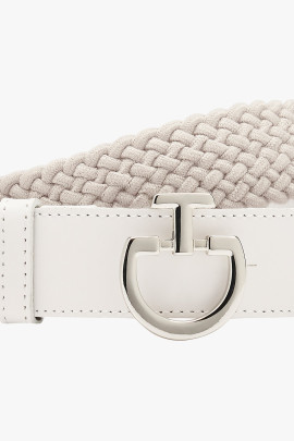 Cavalleria Toscana Elastic Belt Ct Clasp White