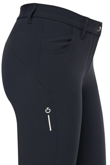 R-evo Stretch Rijbroek With Integrated Grip Blauw R-evo Stretch Rijbroek With Integrated Grip Blauw