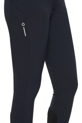 R-evo Stretch Rijbroek With Integrated Grip Blauw R-evo Stretch Rijbroek With Integrated Grip Blauw