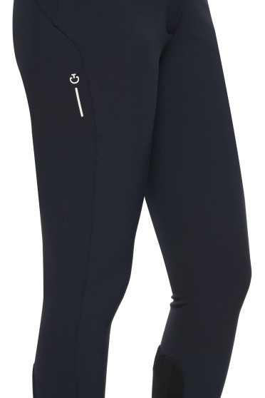 R-evo Stretch Rijbroek With Integrated Grip Blauw R-evo Stretch Rijbroek With Integrated Grip Blauw