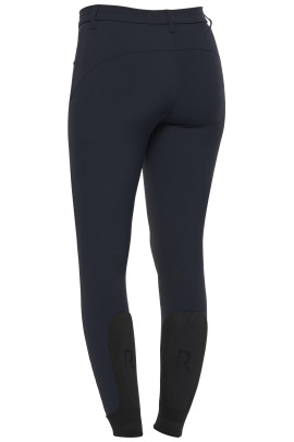 R-evo Stretch Rijbroek With Integrated Grip Blauw R-evo Stretch Rijbroek With Integrated Grip Blauw