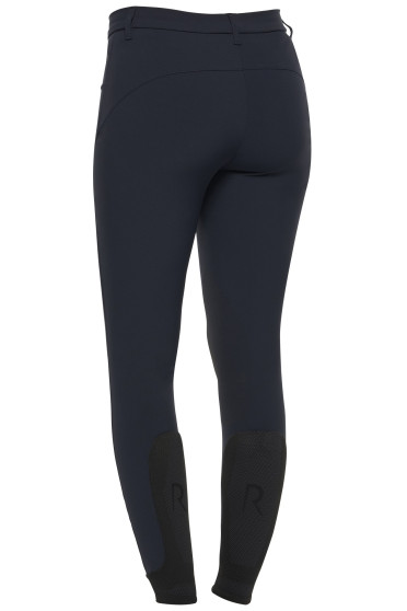 R-evo Stretch Rijbroek With Integrated Grip Blauw R-evo Stretch Rijbroek With Integrated Grip Blauw