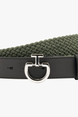 Cavalleria Toscana Heren Riem CT Clasp Bruin - Zwart