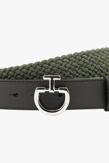 Cavalleria Toscana Heren Riem CT Clasp Bruin - Zwart