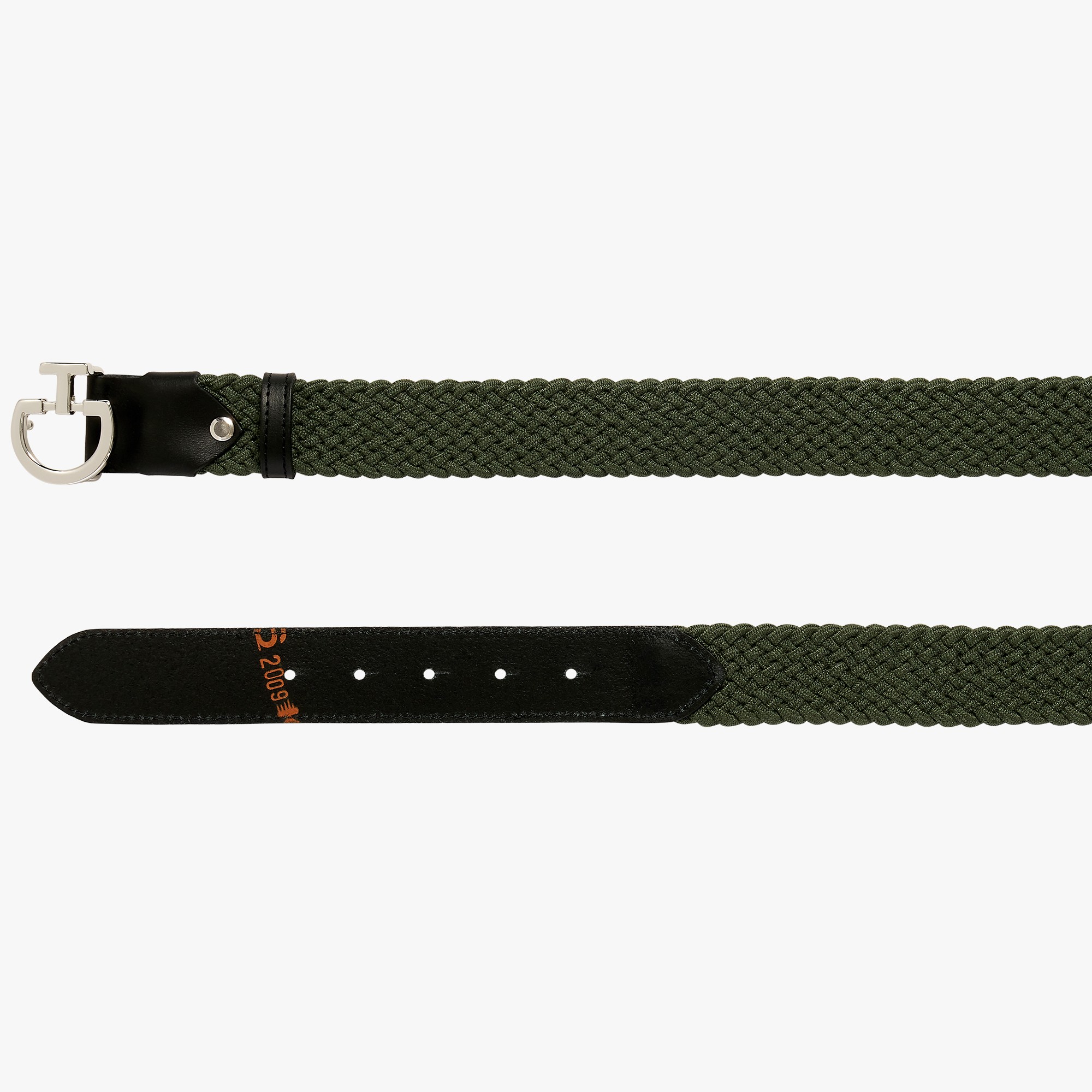 Cavalleria Toscana Heren Riem CT Clasp Bruin - Zwart