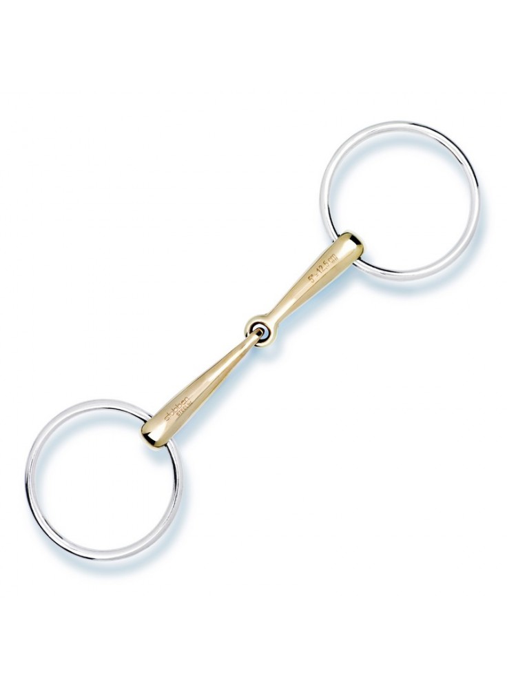LOOSE RING SNAFFLE SINGLE JOINTED HORSE BIT