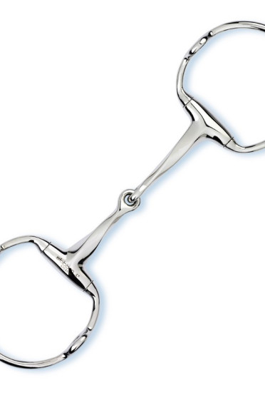 Stübben Stainless Steel Ophaaltrens gedraait Mondstuk Enkel Gebroken Stübben Stainless Steel Ophaaltrens gedraait Mondstuk Enkel Gebroken