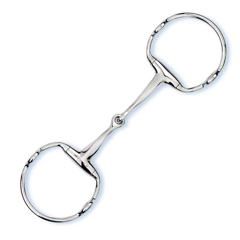 Stübben Stainless Steel Ophaaltrens gedraait Mondstuk Enkel Gebroken Stübben Stainless Steel Ophaaltrens gedraait Mondstuk Enkel Gebroken