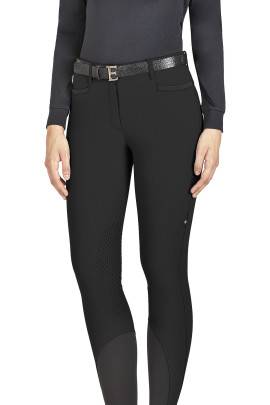 Women's Riding Breeches Naltek Knie Grip Plum Equiline