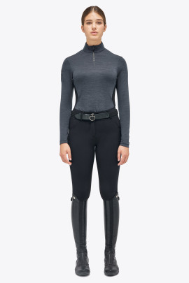 Revo Premier Tech Wool L/S Zip Turtleneck Grijs Revo Premier Tech Wool L/S Zip Turtleneck Grijs