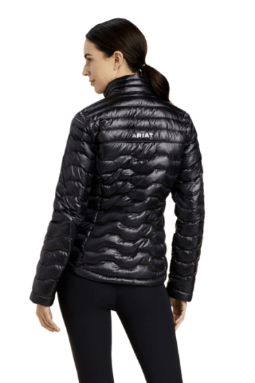 Ariat Dames Ideal Down Jas Zwart, heerlijke tussen jas voor op paard Ariat Dames Ideal Down Jas Zwart, heerlijke tussen jas voor op paard