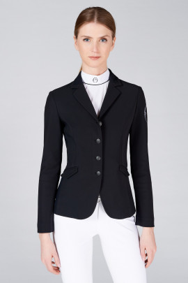 Vestrum Women's Wedstrijdjasje Barcellona Zwart - Wit Vestrum Women's Wedstrijdjasje Barcellona Zwart - Wit
