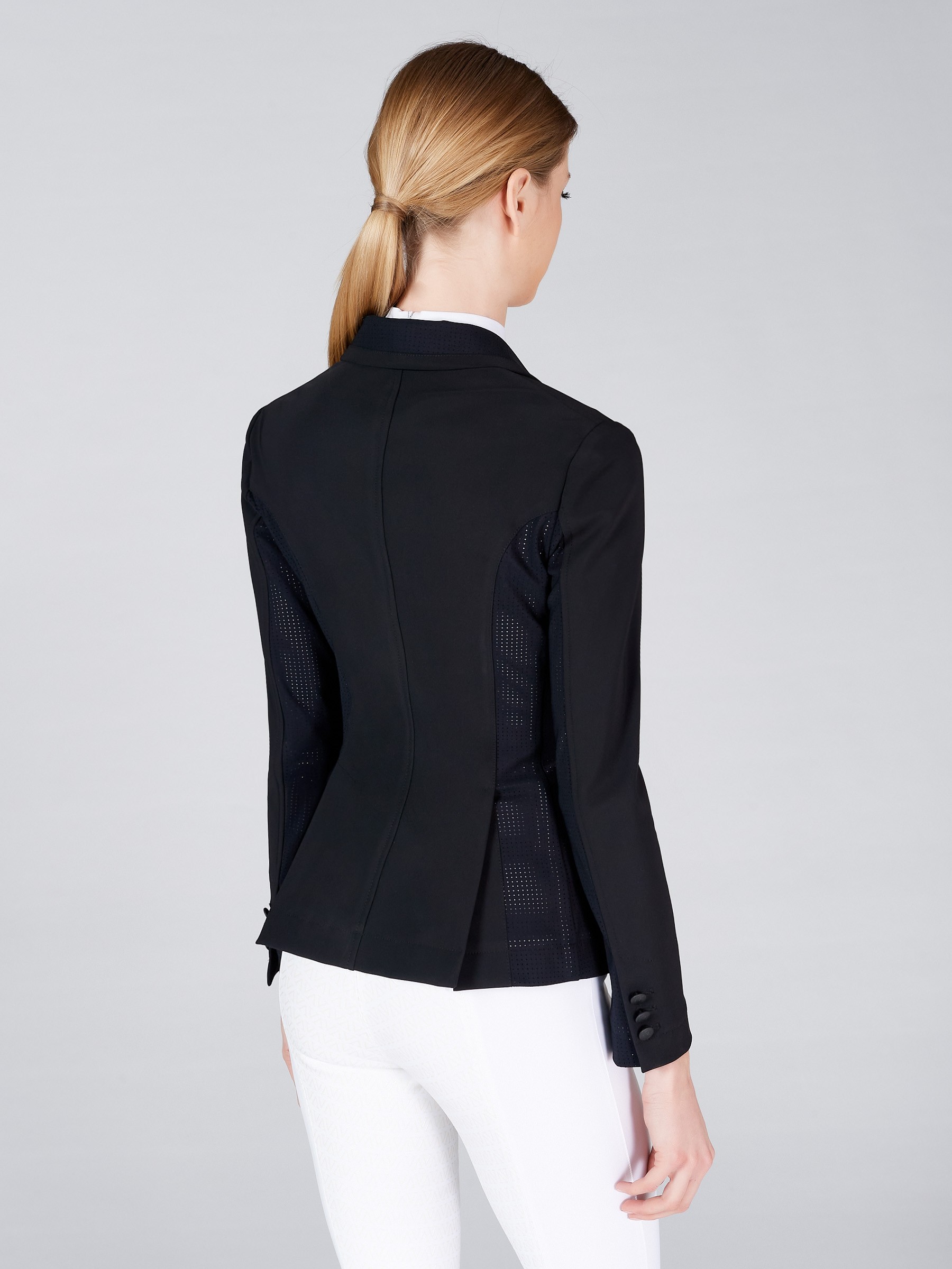 Vestrum Women's Wedstrijdjasje Barcellona Zwart - Wit Vestrum Women's Wedstrijdjasje Barcellona Zwart - Wit