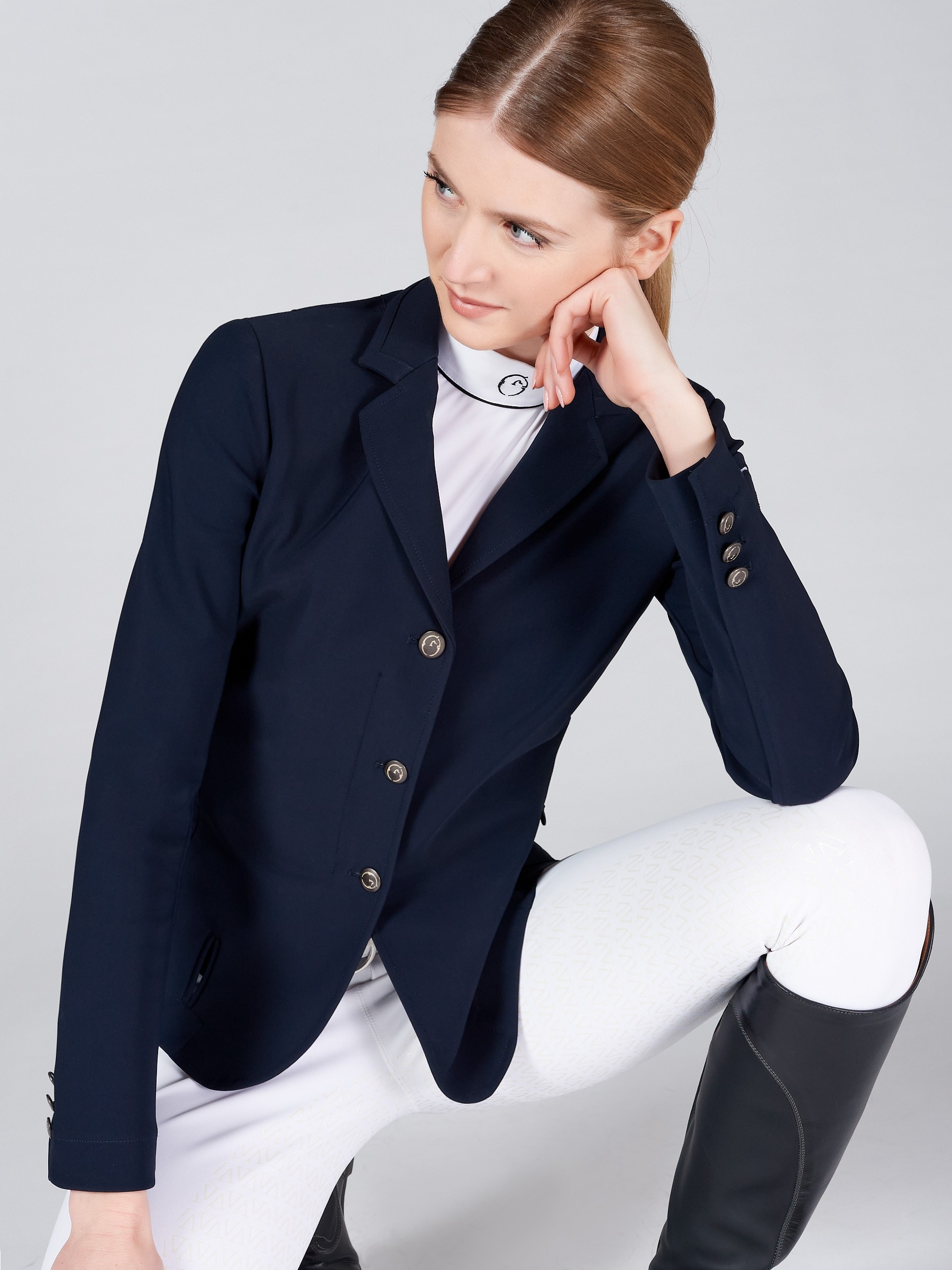 Vestrum Women's Competition Jacket Mantova With Airbag Navy Blue Vestrum Women's Competition Jacket Mantova With Airbag Navy Blue