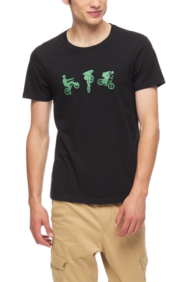 Ragwear Heren T-Shirt Borny Black Ragwear Heren T-Shirt Borny Black