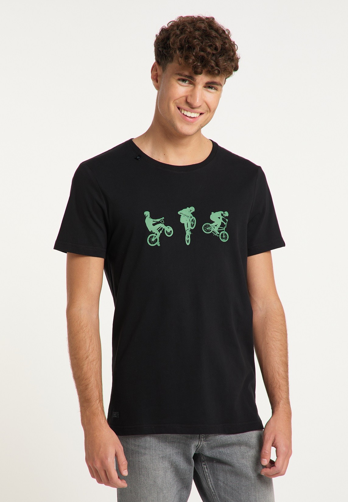 Ragwear Heren T-Shirt Borny Black Ragwear Heren T-Shirt Borny Black