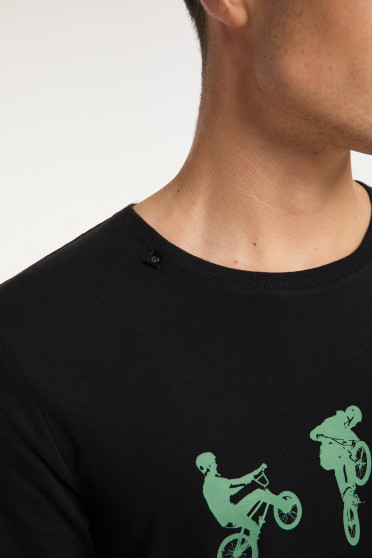 Ragwear Heren T-Shirt Borny Black Ragwear Heren T-Shirt Borny Black