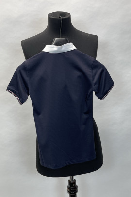 Cavalleri Toscana Lons Polo Shirt Boy Donker Blauw Cavalleri Toscana Lons Polo Shirt Boy Donker Blauw
