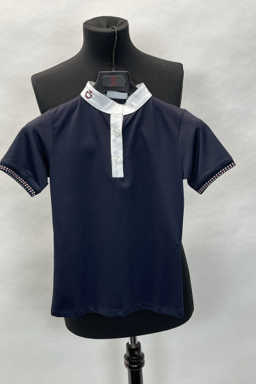 Cavalleri Toscana Lons Polo Shirt Boy Donker Blauw Cavalleri Toscana Lons Polo Shirt Boy Donker Blauw