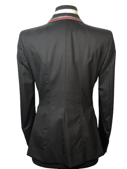 J van D Competition Jacket Blue with Bordeaux/Grey Piping J van D Competition Jacket Blue with Bordeaux/Grey Piping