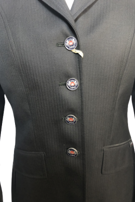 J van D Competition Jacket Blue with Bordeaux/Grey Piping J van D Competition Jacket Blue with Bordeaux/Grey Piping