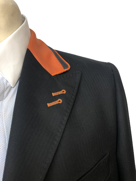 J van D Men's Competition Jacket black Orange J van D Men's Competition Jacket black Orange