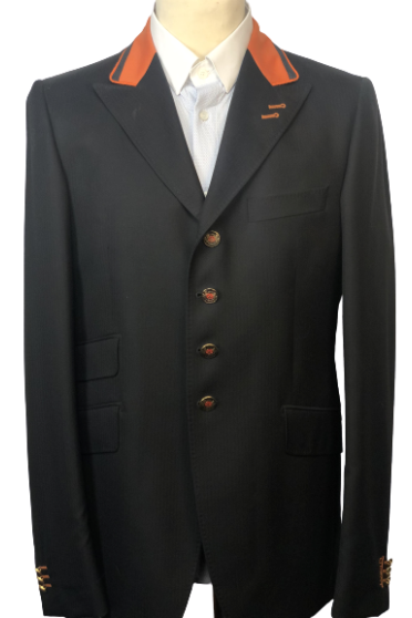 J van D Men's Competition Jacket black Orange J van D Men's Competition Jacket black Orange