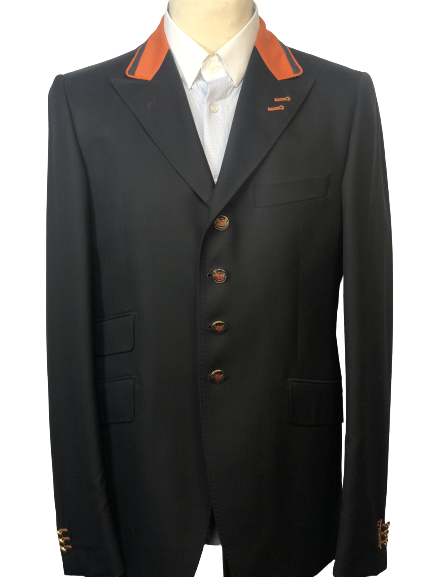 J van D Men's Competition Jacket black Orange J van D Men's Competition Jacket black Orange