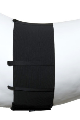 One Equestrian Body Bandage Zwart, Deze is in verschillende maten leverbaar.