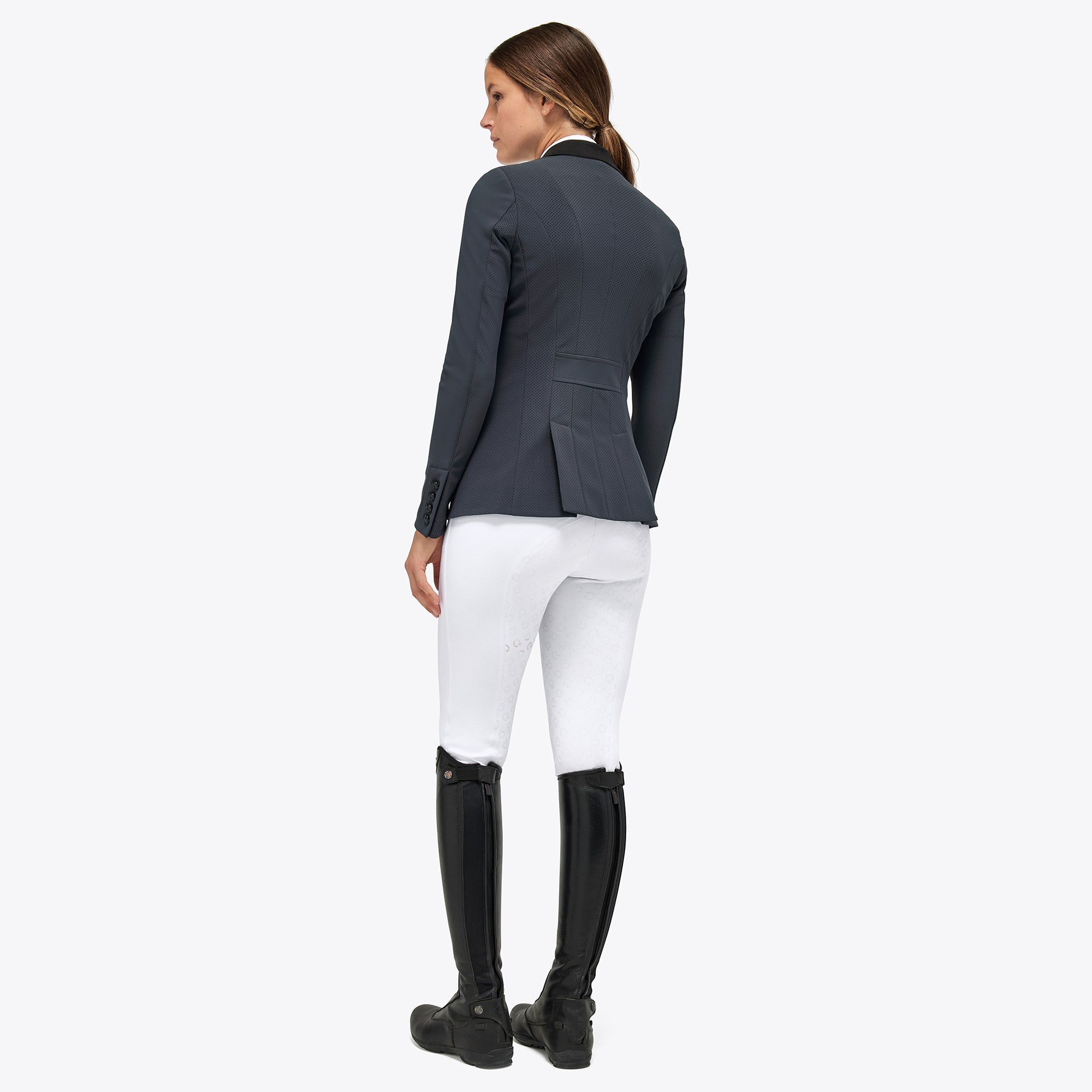 GP Perforated Wedstrijdjasje Cavalleria Toscana Grijs GP Perforated Wedstrijdjasje Cavalleria Toscana Grijs