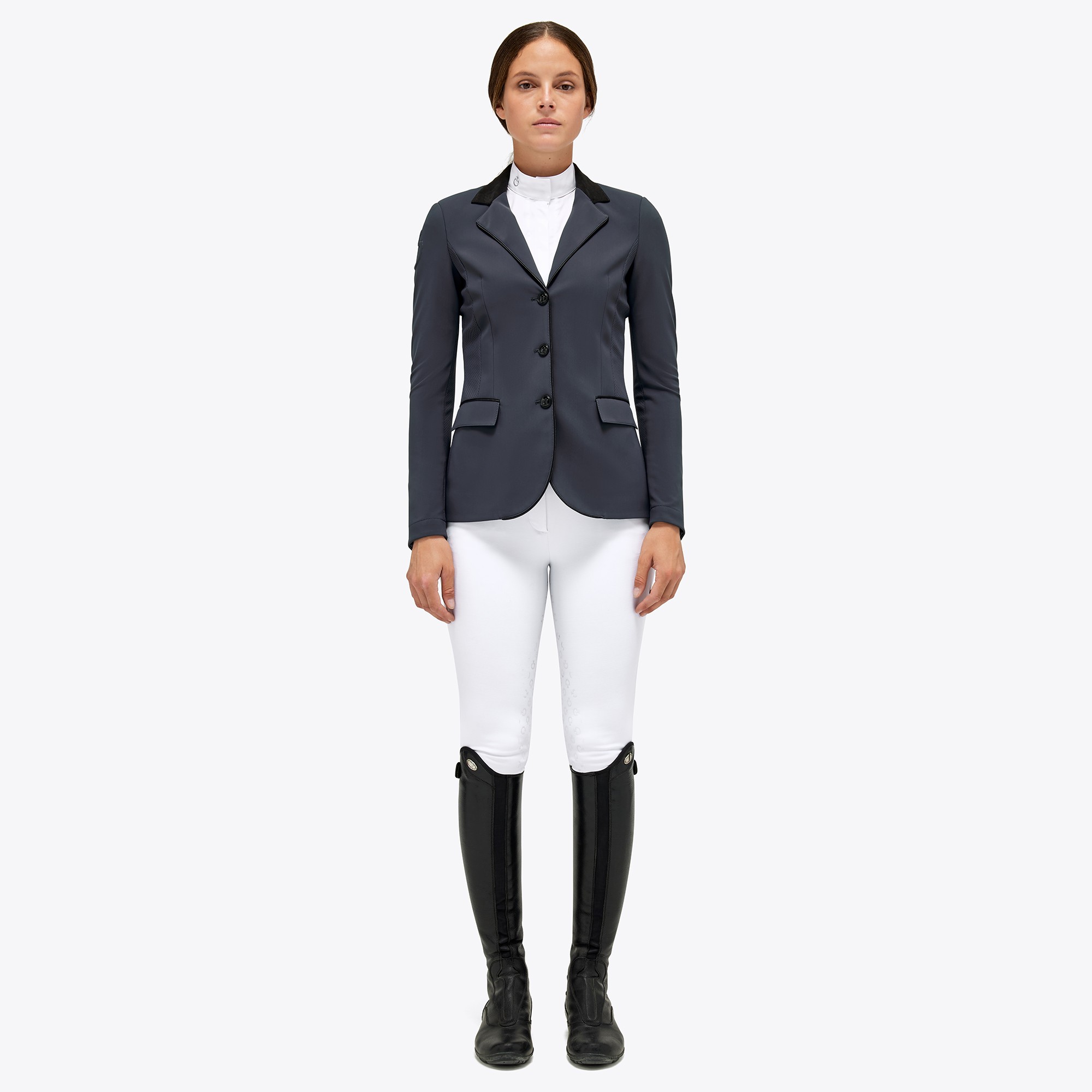 GP Perforated Wedstrijdjasje Cavalleria Toscana Grijs GP Perforated Wedstrijdjasje Cavalleria Toscana Grijs