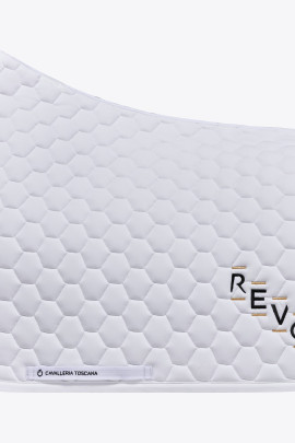 R-Evo Premier Dressage Saddle Pad White Cavalleria Toscana