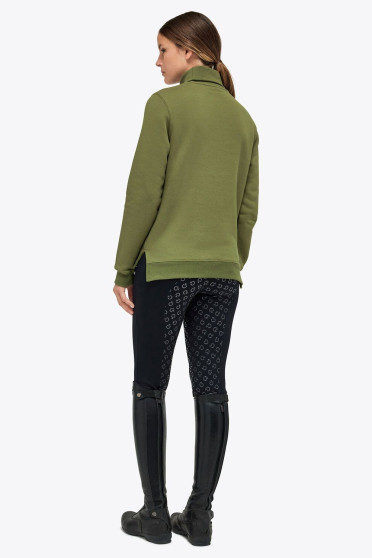 Embossed CT Coltrui Pullover Sweatshirt Groen Cavalleria Toscana Embossed CT Coltrui Pullover Sweatshirt Groen Cavalleria Toscana