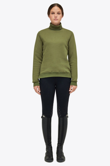 Embossed CT Coltrui Pullover Sweatshirt Groen Cavalleria Toscana Embossed CT Coltrui Pullover Sweatshirt Groen Cavalleria Toscana