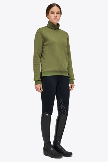 Embossed CT Coltrui Pullover Sweatshirt Groen Cavalleria Toscana Embossed CT Coltrui Pullover Sweatshirt Groen Cavalleria Toscana