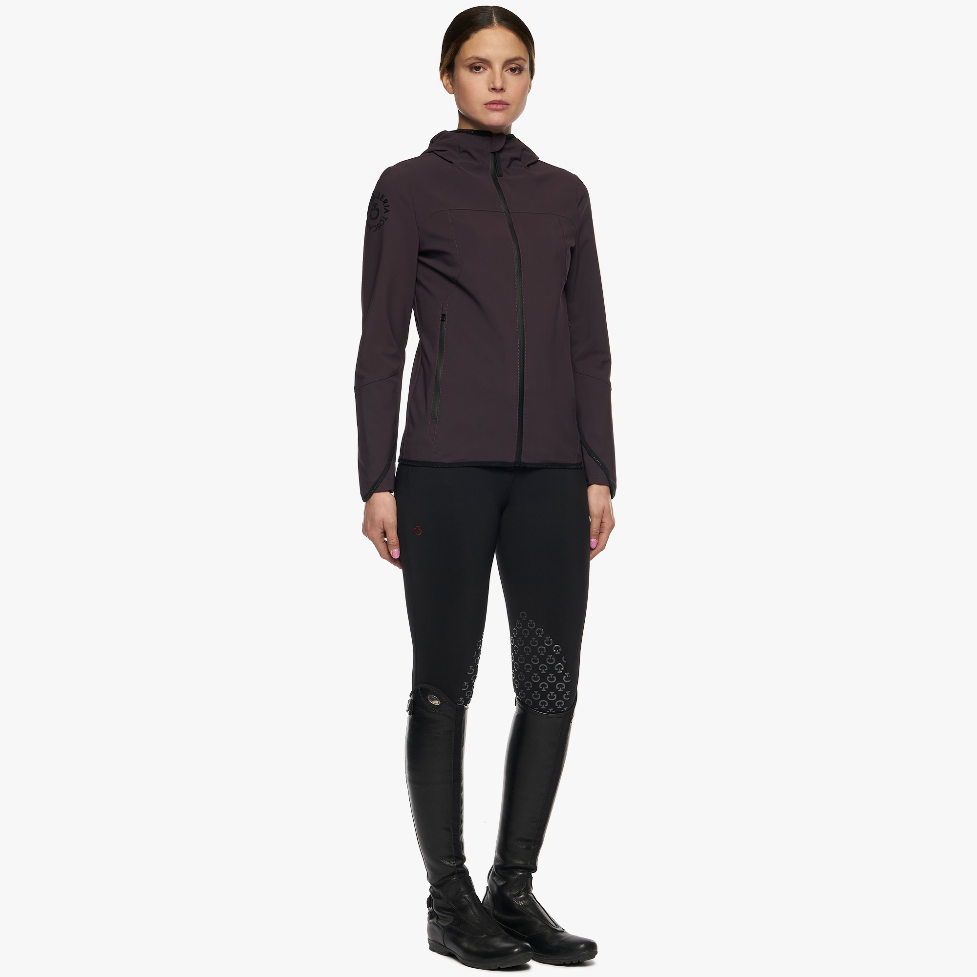 CT Ride Fast Hooded Softshell Jacket Wijn Rood Cavalleria Toscana CT Ride Fast Hooded Softshell Jacket Wijn Rood Cavalleria Toscana