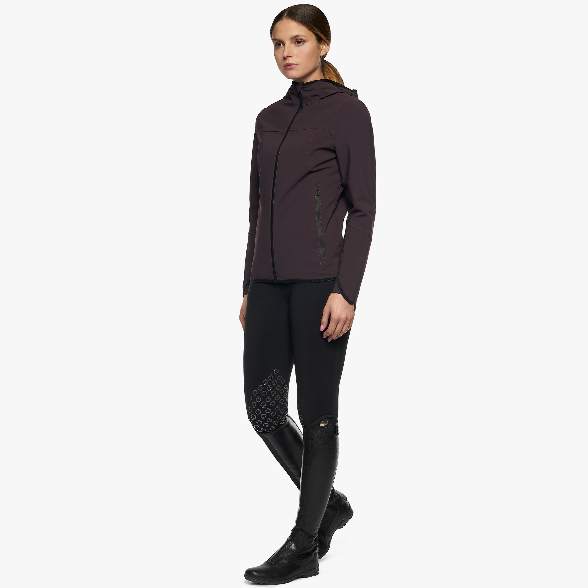 CT Ride Fast Hooded Softshell Jacket Wijn Rood Cavalleria Toscana CT Ride Fast Hooded Softshell Jacket Wijn Rood Cavalleria Toscana
