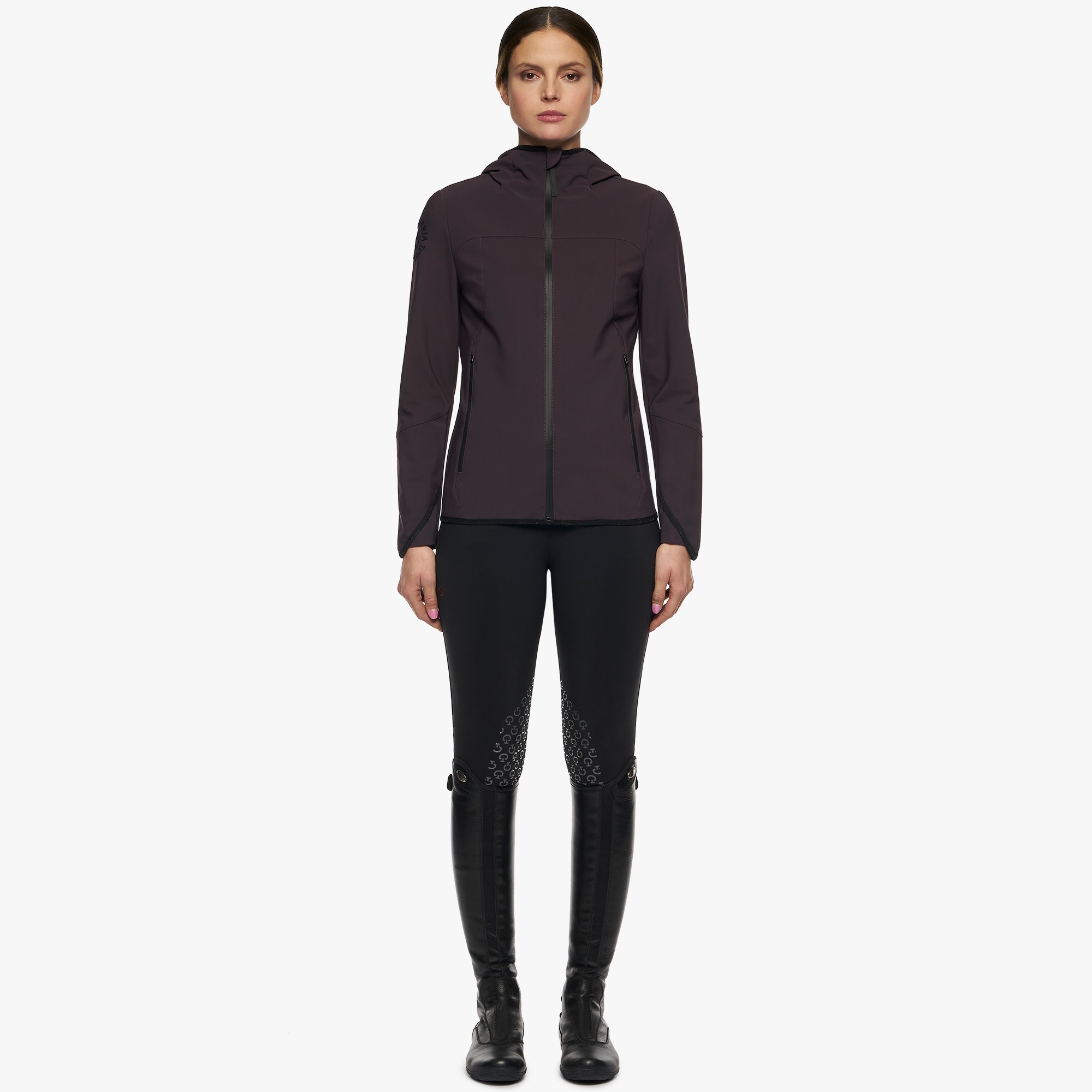 CT Ride Fast Hooded Softshell Jacket Wijn Rood Cavalleria Toscana CT Ride Fast Hooded Softshell Jacket Wijn Rood Cavalleria Toscana