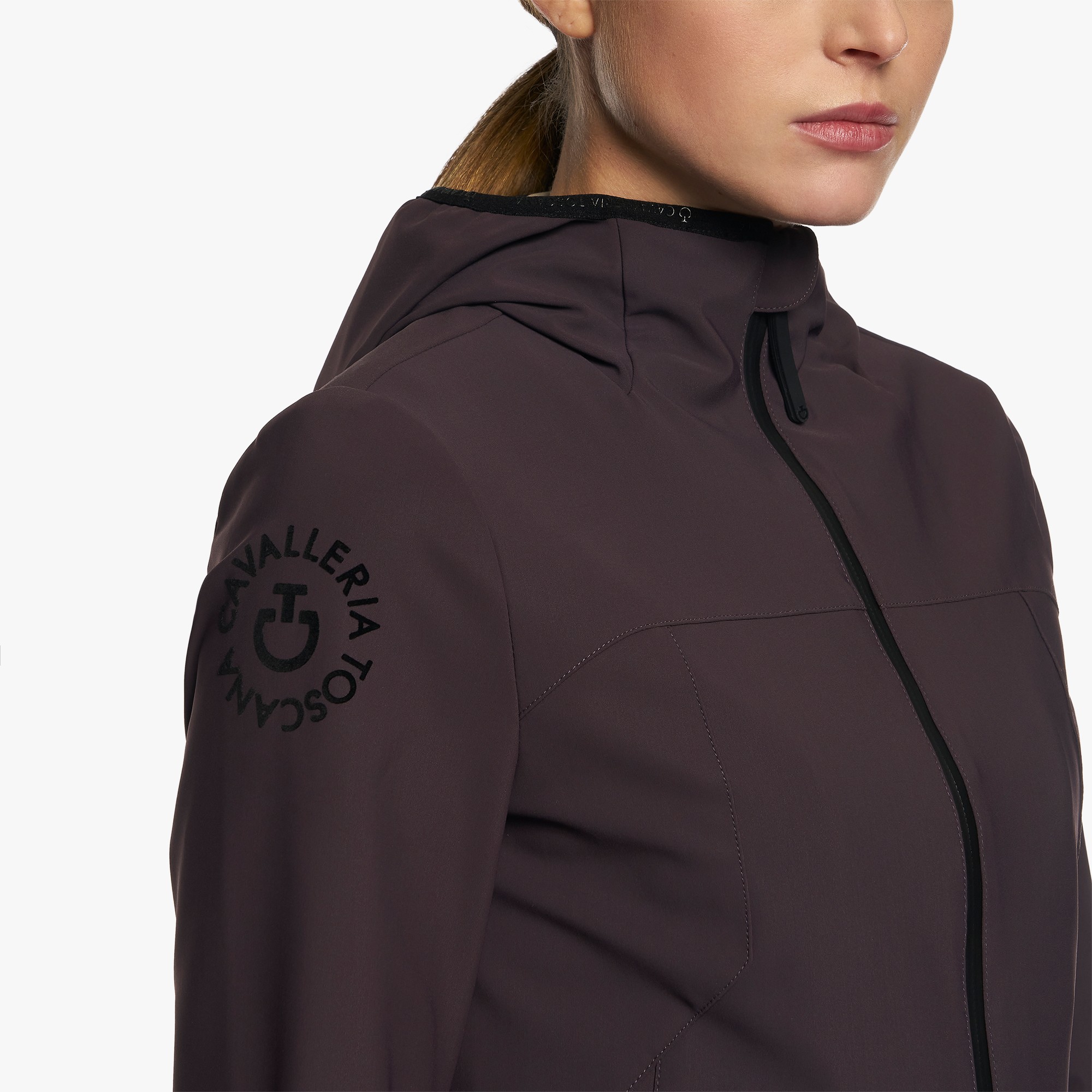 CT Ride Fast Hooded Softshell Jacket Wijn Rood Cavalleria Toscana CT Ride Fast Hooded Softshell Jacket Wijn Rood Cavalleria Toscana