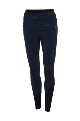 Samshield Riding Breeches Alpha Winter Knee Grip Navy
