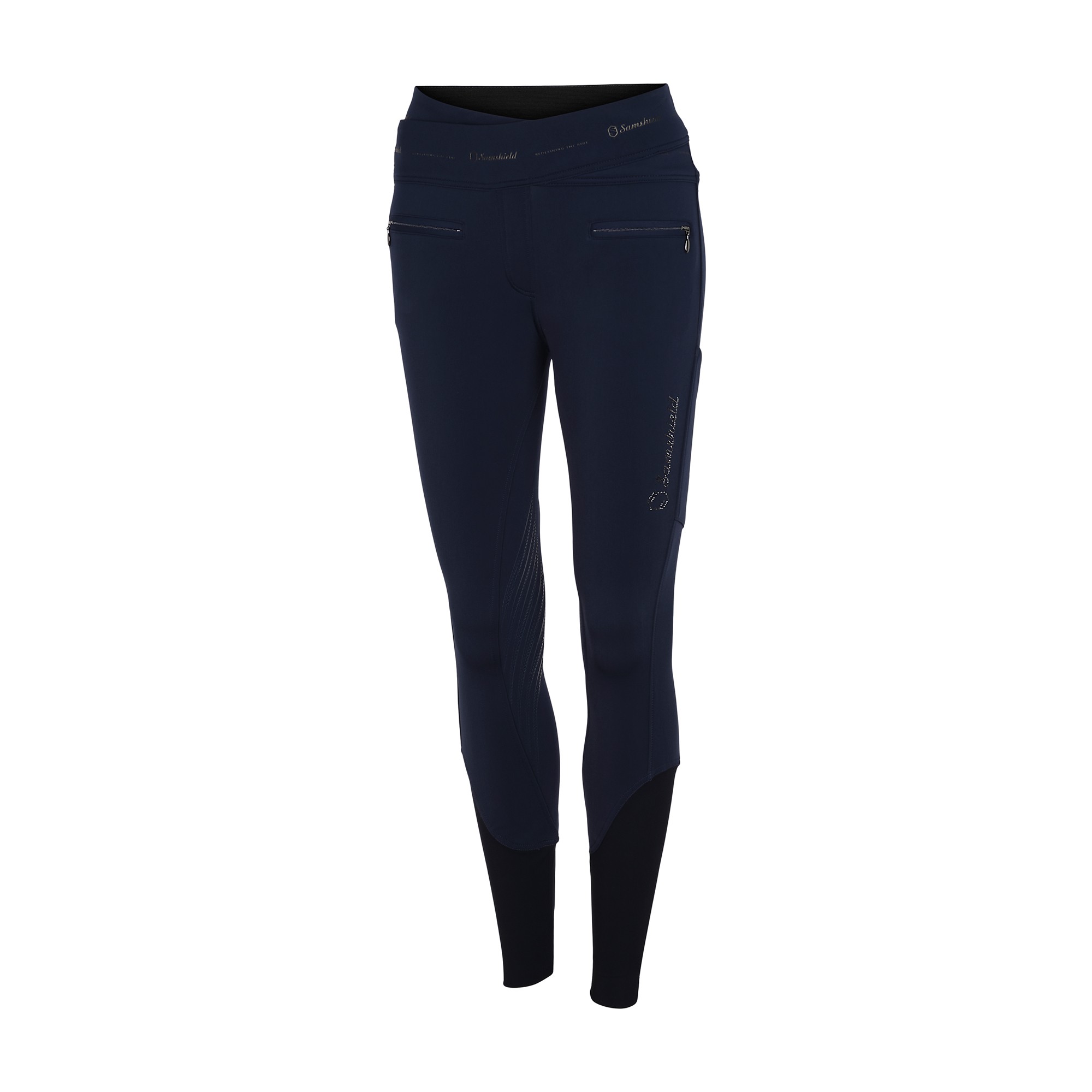 Samshield Riding Breeches Alpha Winter Knee Grip Navy Samshield Riding Breeches Alpha Winter Knee Grip Navy