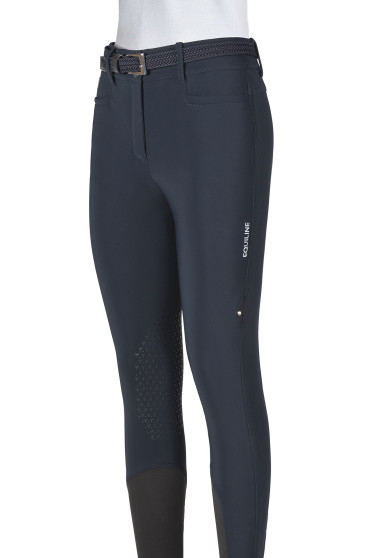 Dames Rijbroek Knie Grip Ernaek Donker Blauw Equiline Dames Rijbroek Knie Grip Ernaek Donker Blauw Equiline