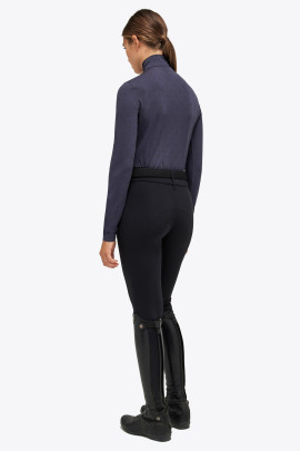 Mini Ct Flock Print Tech Wool Half Zip Navy Blue Cavalleria Toscana Mini Ct Flock Print Tech Wool Half Zip Navy Blue Cavalleria Toscana