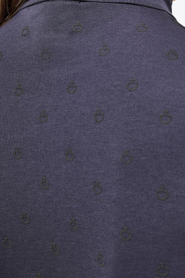Mini Ct Flock Print Tech Wool Half Zip Navy Blue Cavalleria Toscana Mini Ct Flock Print Tech Wool Half Zip Navy Blue Cavalleria Toscana